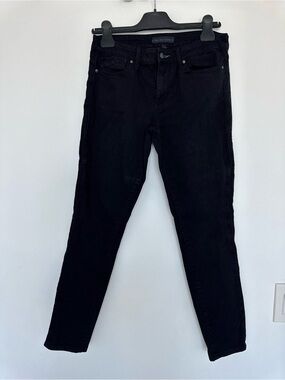 Juicy Couture Black Slim Straight Pants Side Seam Detail Women’s